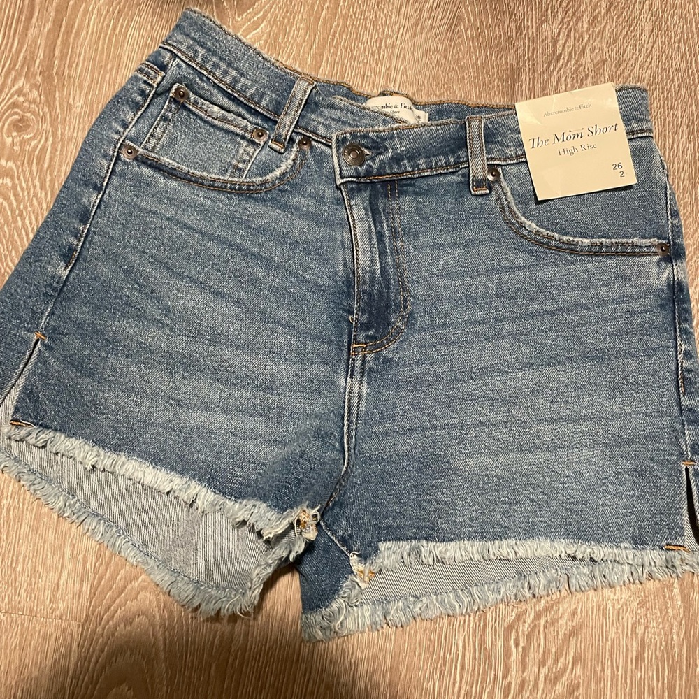Abercrombie and Fitch Denim High-Rise Women's Shorts